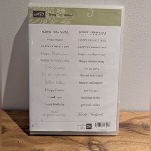 Stampin’ Up! Teeny Tiny Wishes Cling Stamp Set